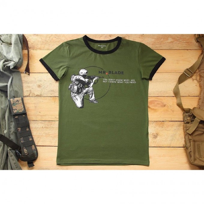 Футболка MR BLADE ВЕЖЛИВЫЕ ЛЮДИ (ЗЕЛЕНЫЙ) L MB197 Футболка MR BLADE ВЕЖЛИВЫЕ ЛЮДИ (ЗЕЛЕНЫЙ) L MB197