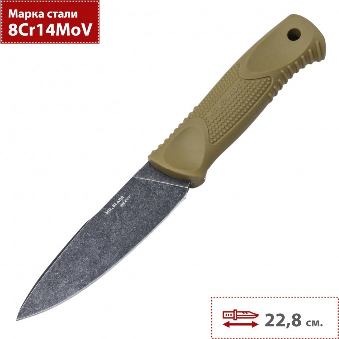 Нож MR BLADE BAT-BK (8Cr14MoV Black Stonewash, Olive) MB105 Нож MR BLADE BAT-BK (8Cr14MoV Black Stonewash, Olive) MB105