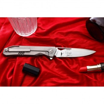 Нож MR BLADE KEEPER NO SHNUR NO PARTY, METALLIC