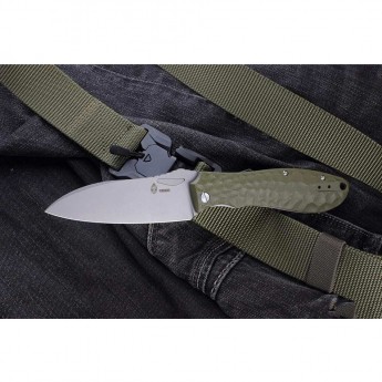 Нож MR BLADE PONOMAR OLIVE STONEWASH Нож MR BLADE PONOMAR OLIVE STONEWASH