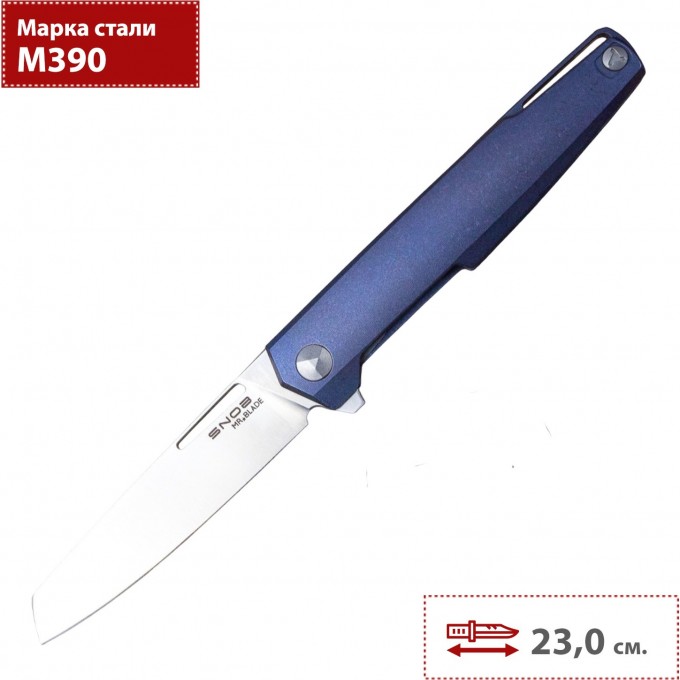Нож MR BLADE SNOB M390/TITANIUM MB034 Нож MR BLADE SNOB M390/TITANIUM MB034