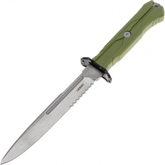 Нож MR.BLADE LESHIY (Elastron OD, AUS-8 SW) с серрейтором OD-SERR Нож MR.BLADE LESHIY (Elastron OD, AUS-8 SW) с серрейтором OD-SERR