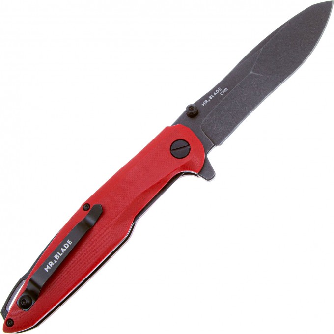 Нож складной MR BLADE CONVAIR Gen.2 (Black Stonewash, G10 Red) MB650-BSW Нож складной MR BLADE CONVAIR Gen.2 (Black Stonewash, G10 Red) MB650-BSW