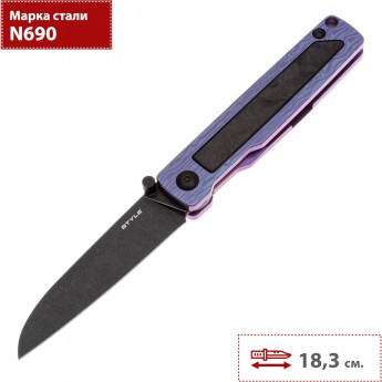 Складной нож MR.BLADE STYLE MB382-N690BSW